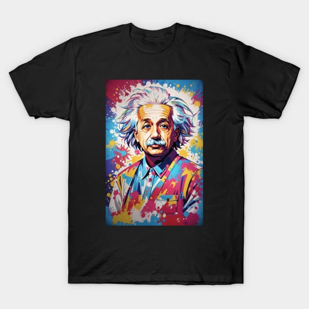 Albert Einstein T-Shirt by CatCoconut-Art